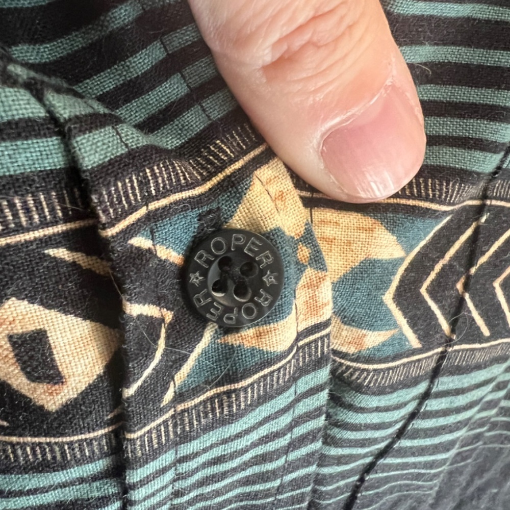 Vintage Western Wear Roper Button Up - Picture 3 of 3
